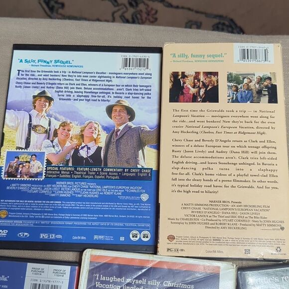 National Lampoons Vacation Trilogy Box Set VHS & DVD Chevy Chase, C-Vaca 2 - Picture 7 of 11